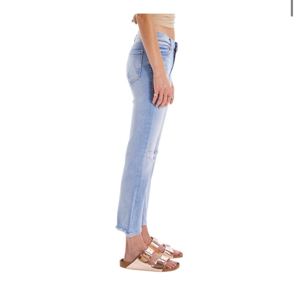 Mother denim The outsider ankle chew poisoned petals 25 nwt - Picture 2 of 3